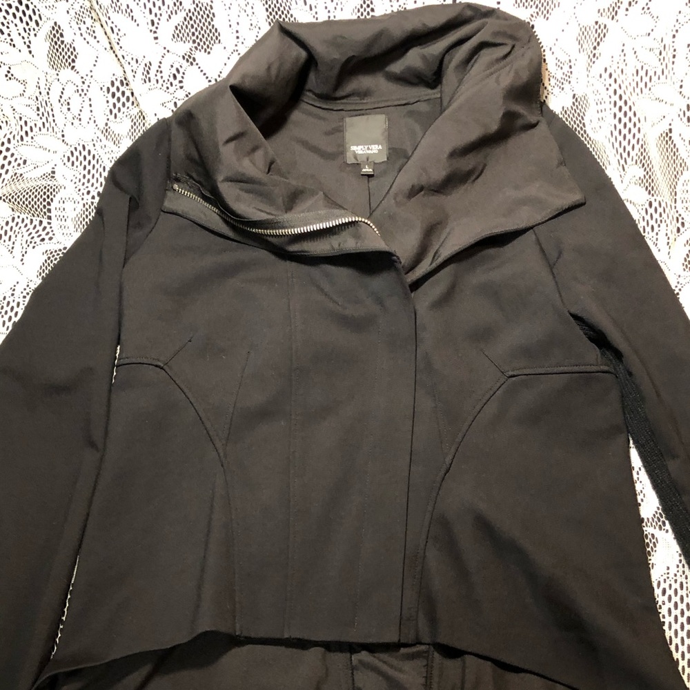 Simply Vera Wang Large Black Zip Up